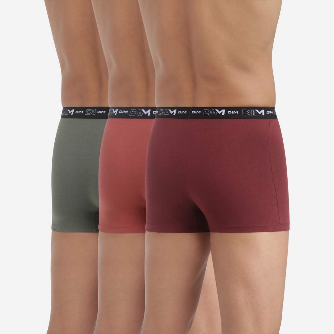 Lot de 3 Boxers Coton Strech