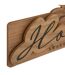 Décoration Murale Home Bota 55cm Marron-2