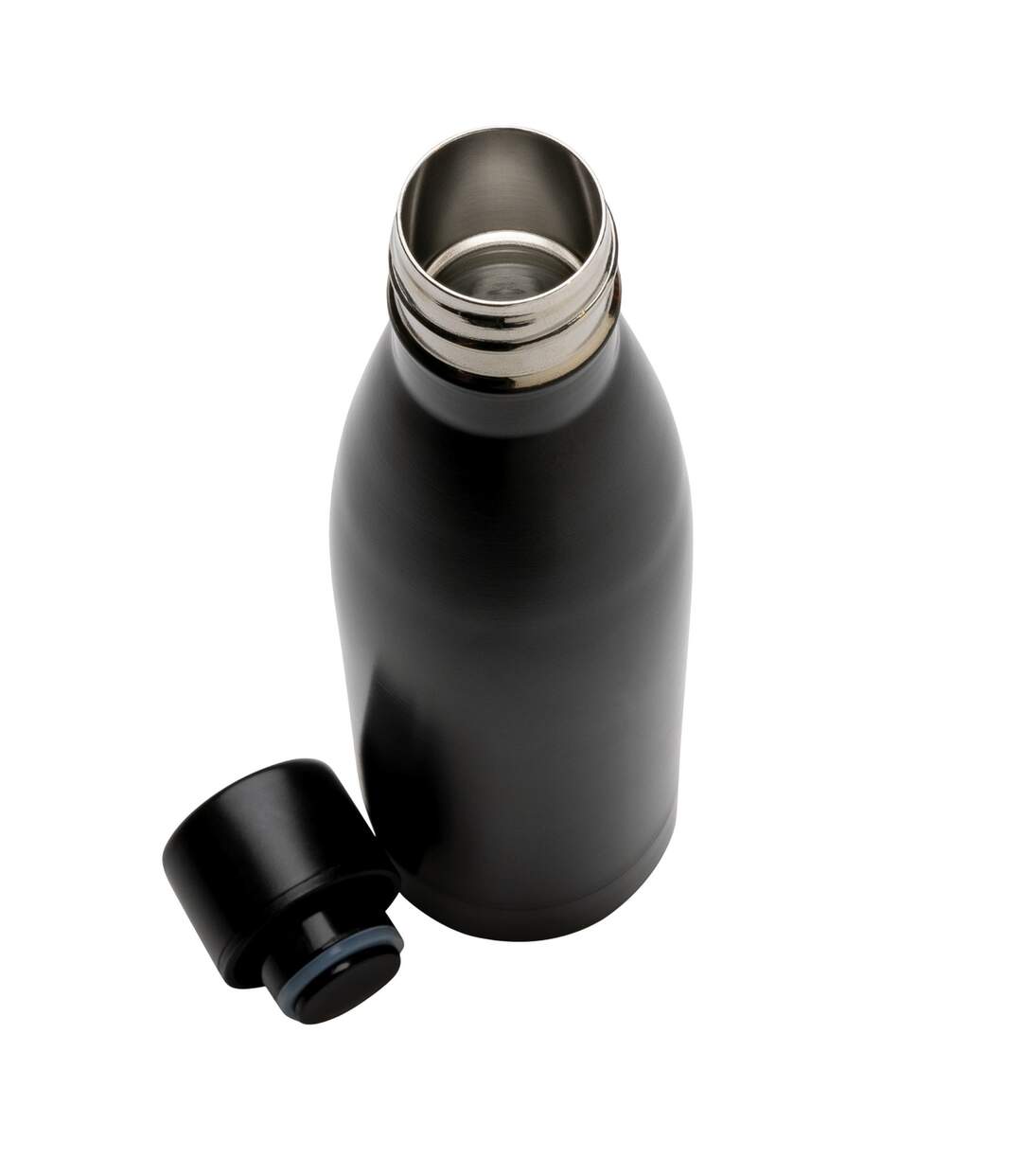 Recycled stainless steel 500ml thermal flask one size black XD Collection-3