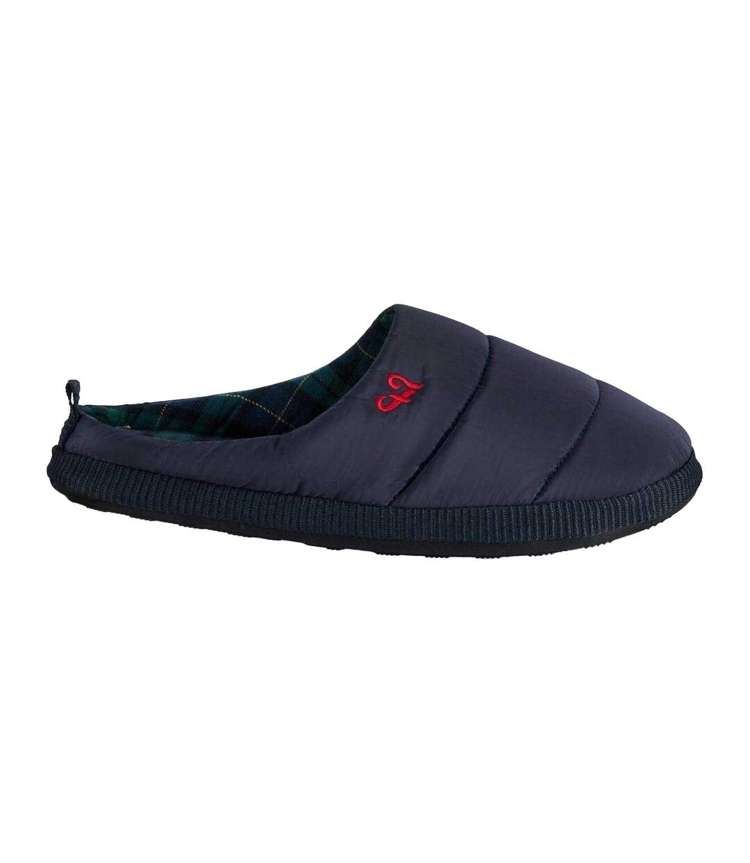 Mens Mule Slippers Navy Farah-1