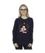 Disney Sweatshirt étoiles Mickey Mouse Femme/Ladies (Bleu marine) - UTBI28907-2