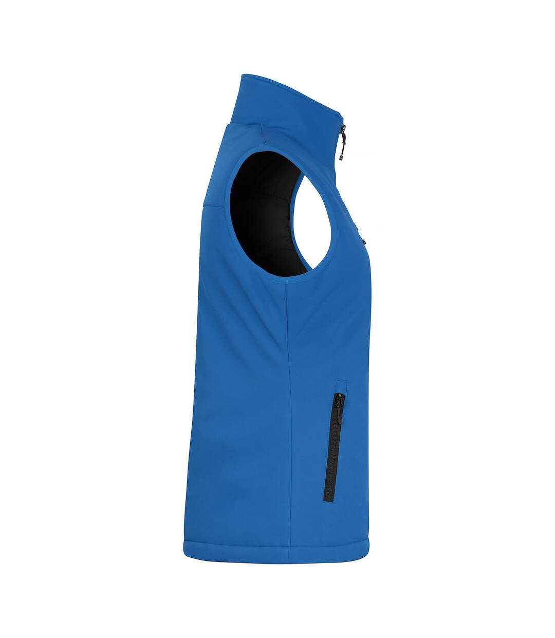 Womens/ladies softshell panels gilet royal blue Clique