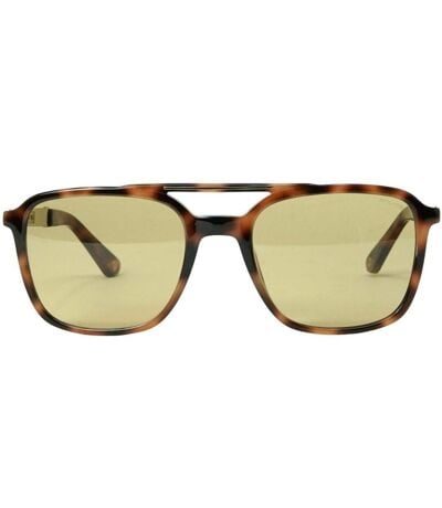 Lunettes De Soleil Motif/style Logo Homme Taille Unique Marron Police