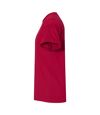 Gildan – Lot de 5 T-shirts manches courtes - Hommes (Bordeaux) - UTBC4807