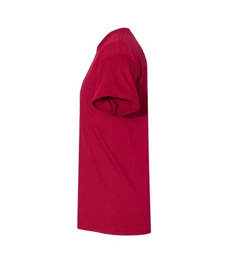 Gildan Mens Heavy Cotton Short Sleeve T-Shirt (Pack of 5) (Cardinal) - UTBC4807
