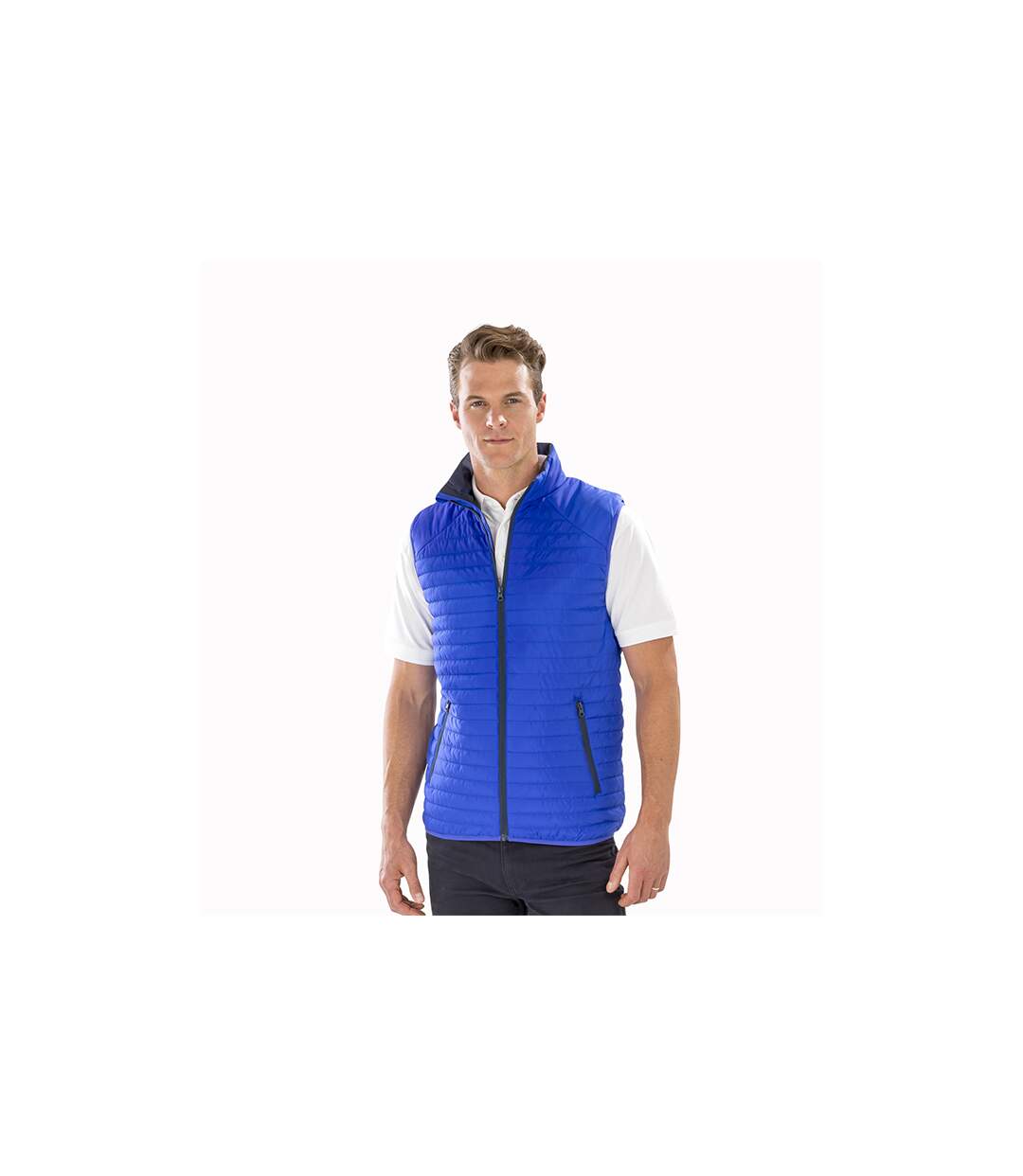 Unisex Adult Gilet Royal Blue Navy Result-2