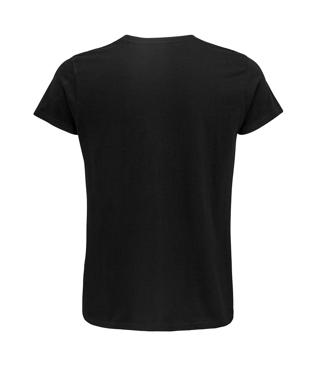 Mens Crusader Organic T-shirt Deep Black SOLS-3