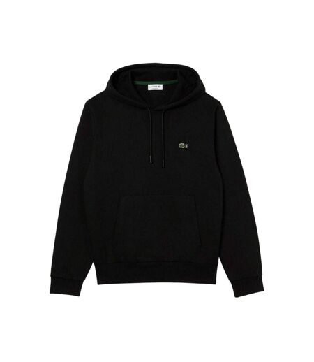 Mens Basic Pullover Hoodie Black Lacoste