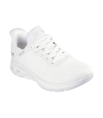 Womens/ladies Bobs Sport Unity Trainers Off White Skechers