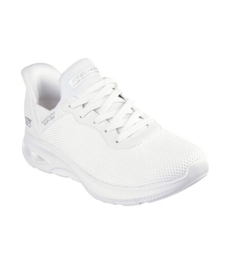 Womens/ladies Bobs Sport Unity Trainers Off White Skechers