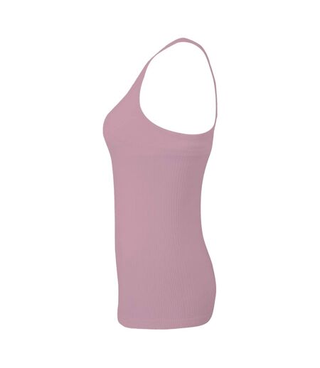 Womens/ladies Seamless 3d Fit Sculpt Vest Mauve TriDri