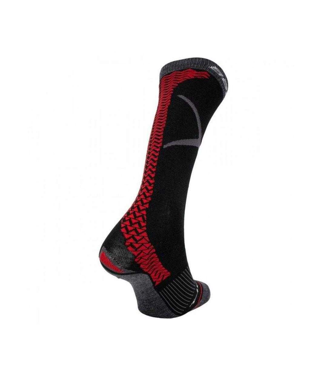 Chaussettes De Hockey Pro Vapor Adulte Noir Rouge Bauer-2
