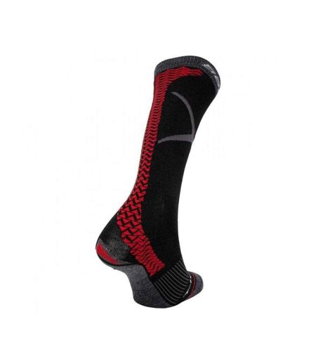 Chaussettes De Hockey Pro Vapor Adulte Noir Rouge Bauer