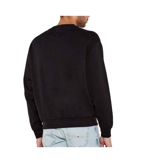 Sweat noir homme tommy hilfiger varsity dm0dm20827 - l