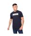 Mens Jamstate T-shirt Navy Crosshatch-2