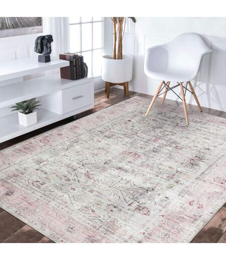 Tapis orient tissé en coton motif classique ABLAI