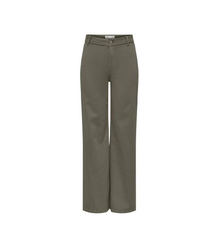 Jean loose fluide kaki femme jdy iris