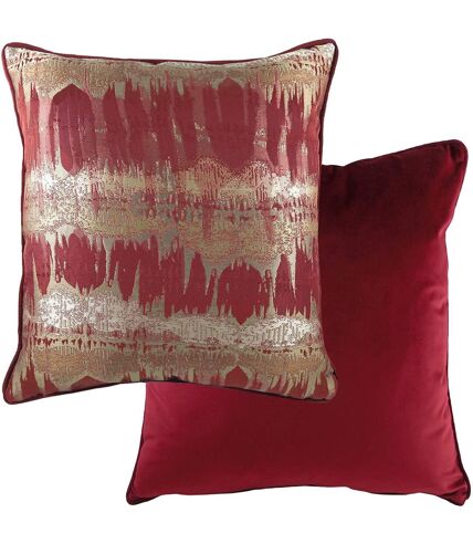 Evans Lichfield Inca Cushion Cover (Burgundy) (One Size)