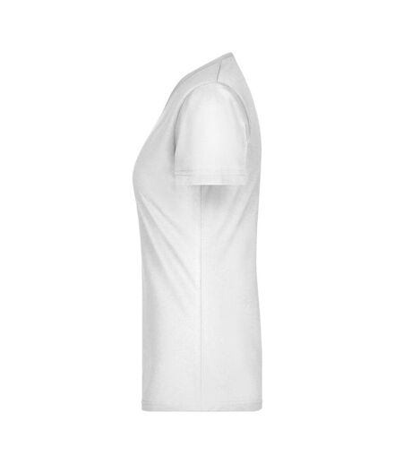 T-shirt Femme Blanc James And Nicholson