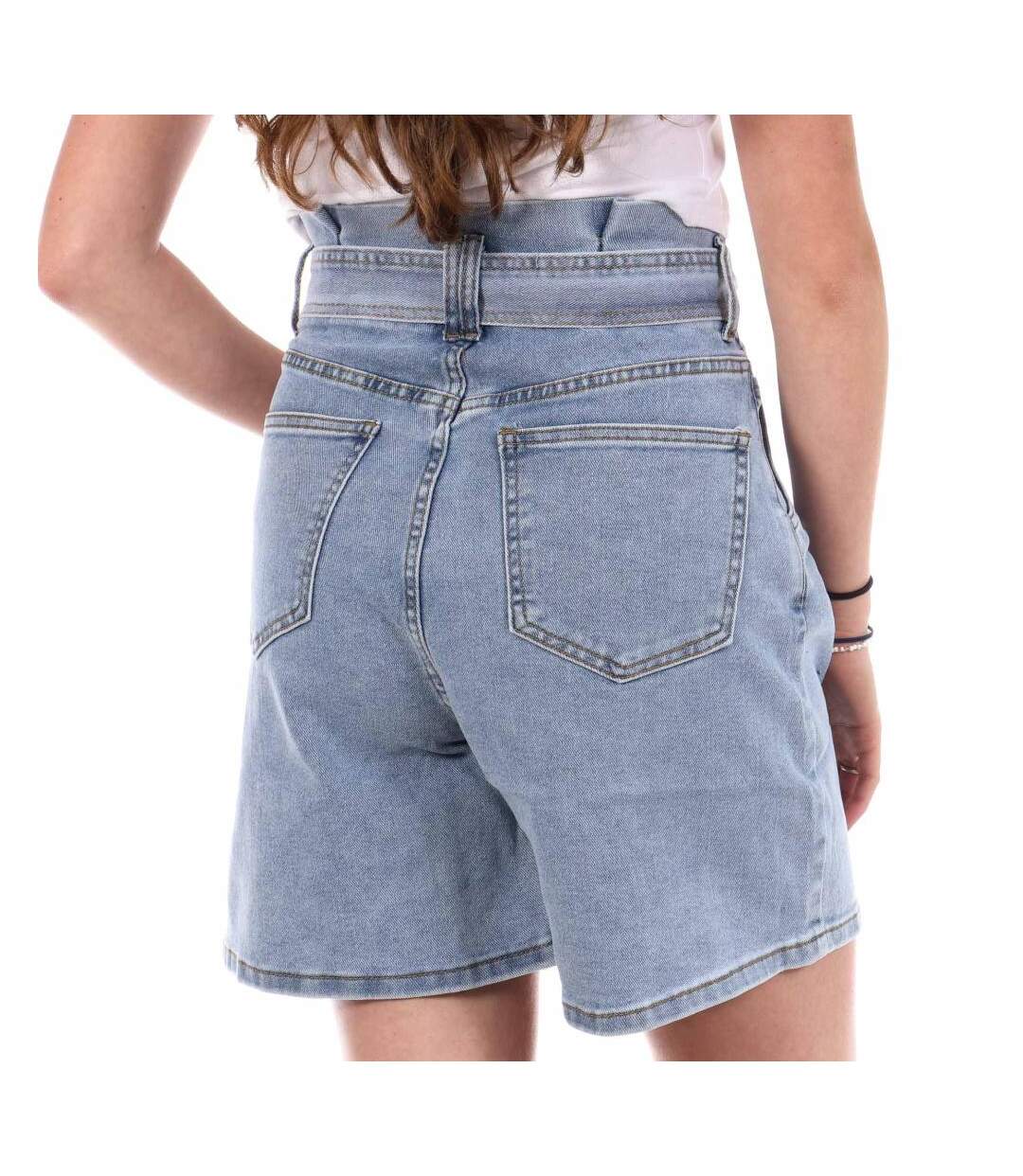 Short mom bleu femme monday premium lw786 - l-2