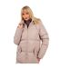 Doudoune Matelassée Femme Beige Gris Brave Soul-4