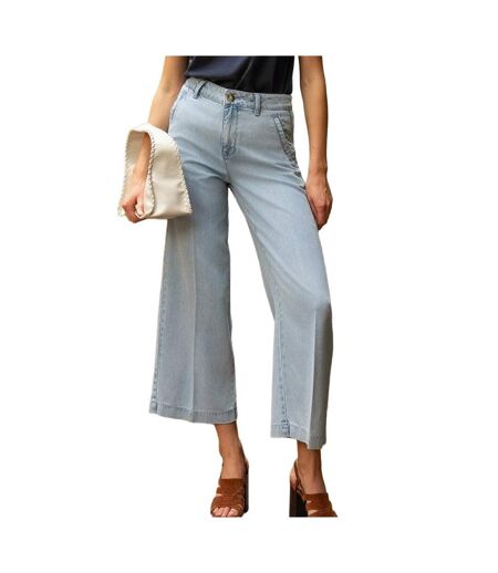 Jean wide bleu femme oraije eleonorette
