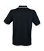 Polo homme noir / blanc Henbury Henbury