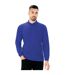 Casual classic mens long sleeve polo royal blue Absolute Apparel