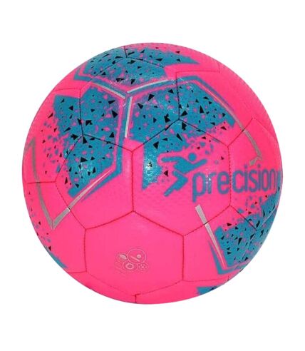 Precision - Mini ballon de foot FUSION (Rose / Bleu / Argenté) (Taille 1) - UTRD2533