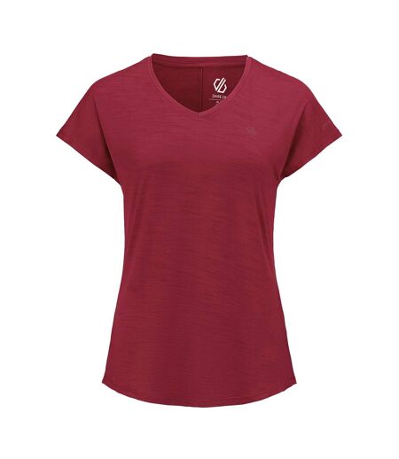 T-shirt Sport Vigilant Femme Rouge Foncé Dare 2B