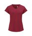 T-shirt Sport Vigilant Femme Rouge Foncé Dare 2B-2