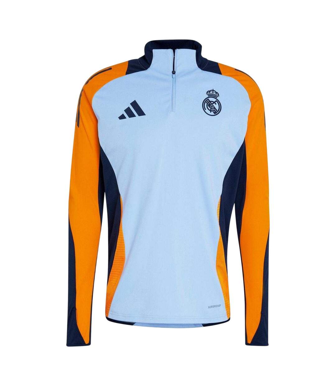 Mens Tiro 24 Competition Real Madrid Cf Tracksuit Top Blue Glow Orange Adidas-2