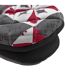 Gant de Cuisine Pince Credence 24cm Gris & Rouge-2