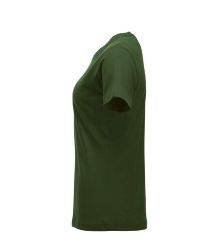 T-shirt New Classic Femme Vert Bouteille Clique