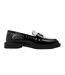 Womens/ladies Studded Formal Block Heel Penny Loafers Coco Black Steve Madden-2
