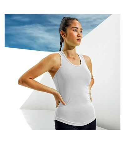 Tri Dri Womens/Ladies Performance Strap Back Vest (White) - UTRW5570