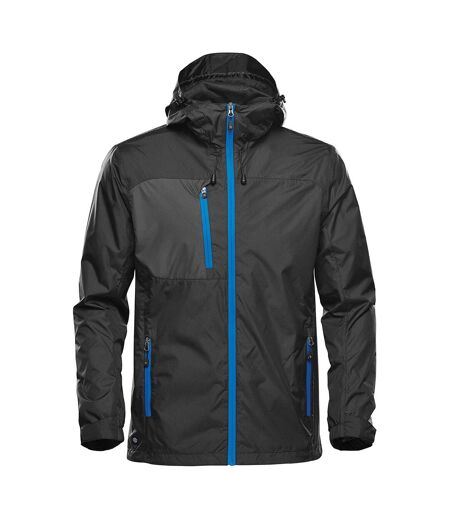 Mens Olympia Soft Shell Jacket Black Azure Stormtech