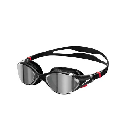 Speedo Unisex Adult 2.0 Mirror Biofuse Swimming Goggles (Black/Silver)