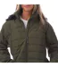 Doudoune Matelassée Translate Femme Vert Kaki Trespass-4