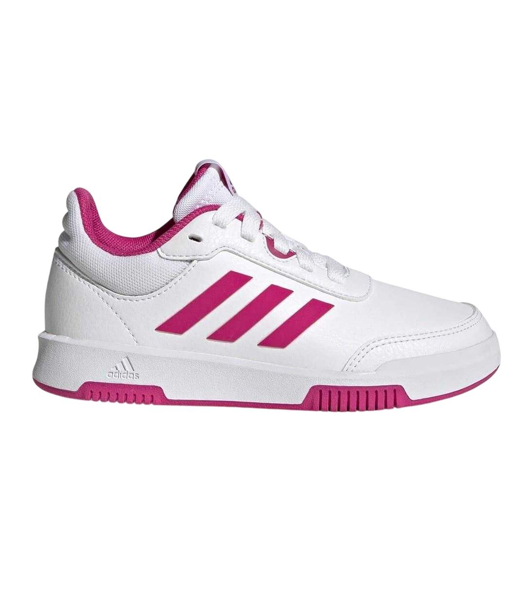Girls Tensaur Trainers White Pink Adidas-1