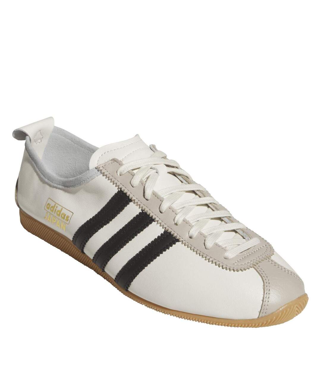 Mens Originals Japan Decon Leather Low Cut Trainers White Black Adidas-3