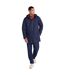 Mens Waterproof Adjustable Cuff Everyday Waterproof Jacket Navy Animal-1
