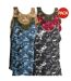 Débardeurs Motif/style Camouflage Homme Bleu Keanu-1