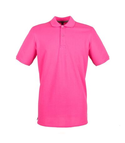 Polo à manches courtes homme fuchsia Henbury