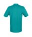 Henbury Mens Modern Fit Cotton Pique Polo Shirt (Bright Jade)