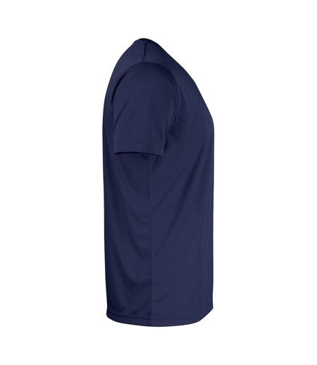 T-shirt Homme Bleu Marine Foncé Clique