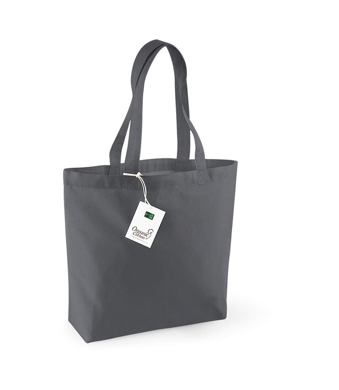 Tote bag premium taille unique gris foncé Westford Mill-3