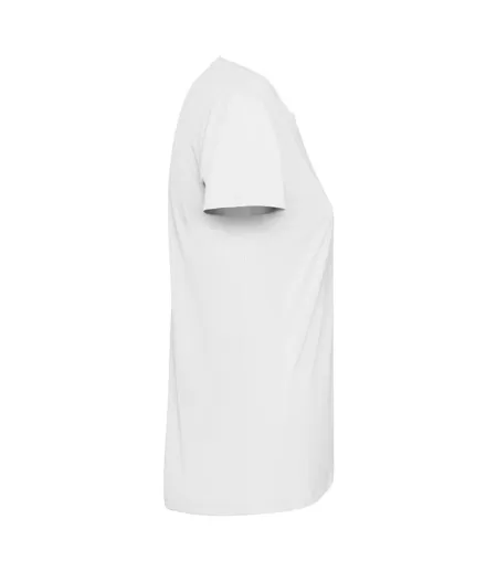 Womens/ladies Estoril Short-sleeved T-shirt White Roly
