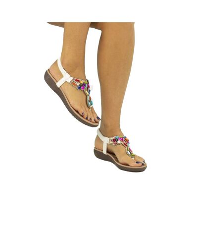 Sandales rachel femme blanc Lunar