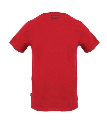 Mens Aldis Shield Logo T-shirt Red Aquascutum